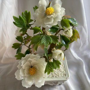 Vintage Japan styled Faux Flower sculpture